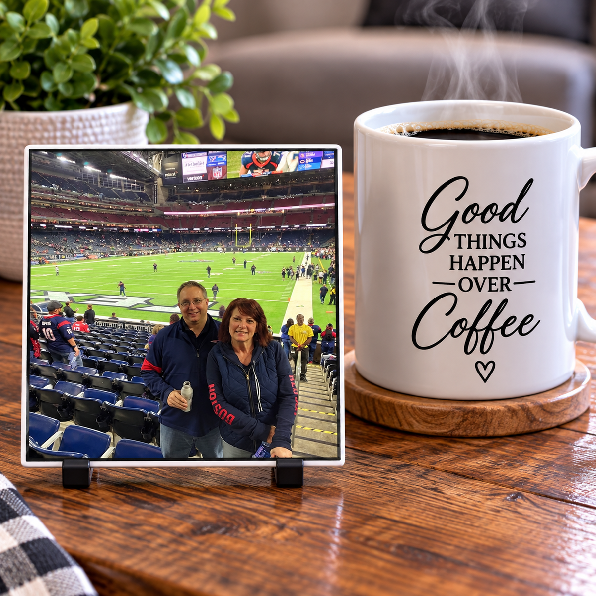 Personalized Photo Memory Coaster