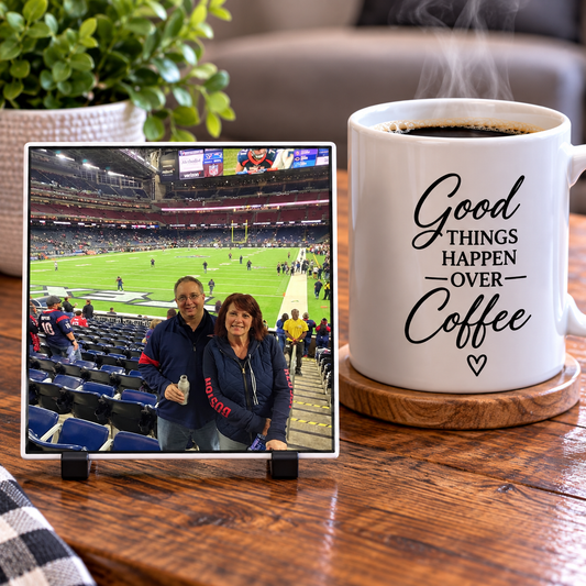 Personalized Photo Memory Coaster